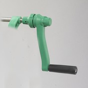 Plastic green handle for extractor